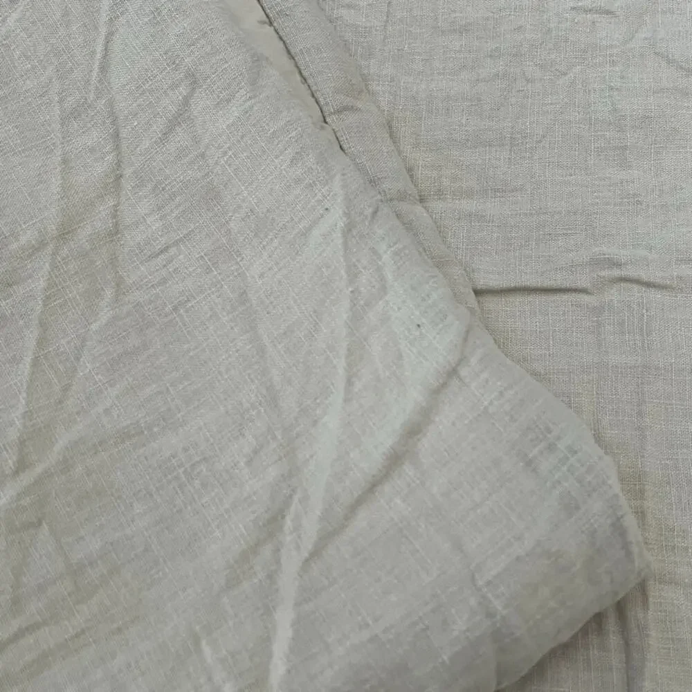 Sonoma Comforter Tan King Cal King Cotton Linen Blend Reversible